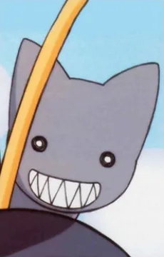 噛み猫