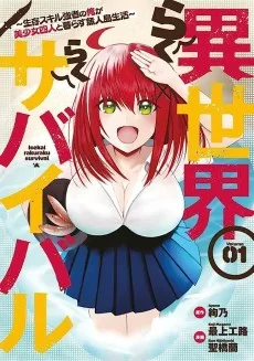 異世界らくらくサバイバル～生存スキル強者の俺が美少女四人と暮らす無人島生活～