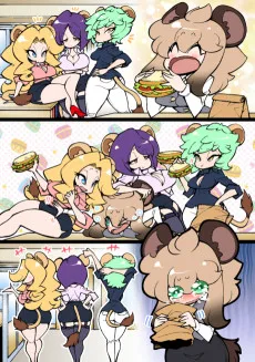 ライオンとハイエナ